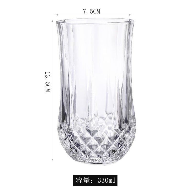 Fábrica directa de vino tinto retro pie alto creativo estilo nórdico tendencia de personalidad cristal vidrio transparente taza de champán