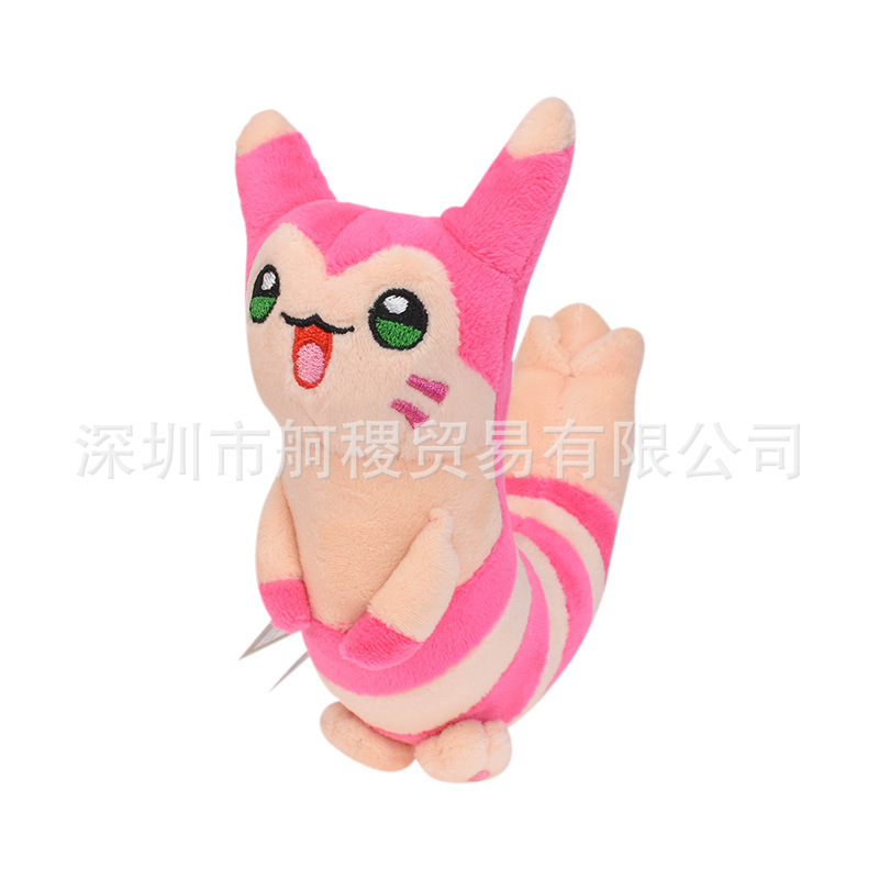 小号小精灵fit系列 绿毛虫巴大蝴 谜拟Q 利欧路 火斑喵毛绒公仔|undefined
