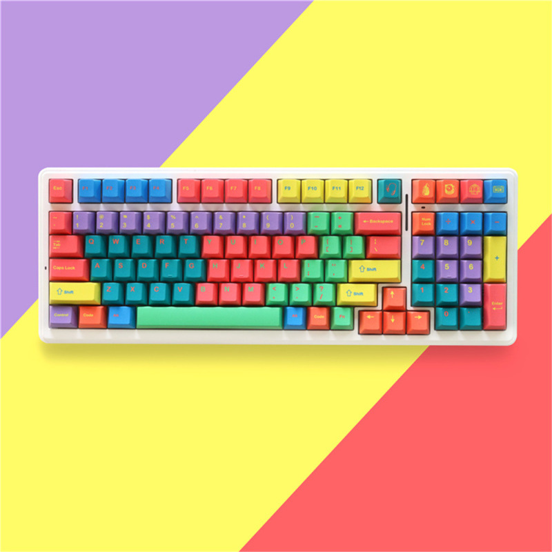 Gmk Windbreaker Pbt Color Double Color Keycap Sublimation Original Factory Highly Adaptable Mechanical Keyboard Cap