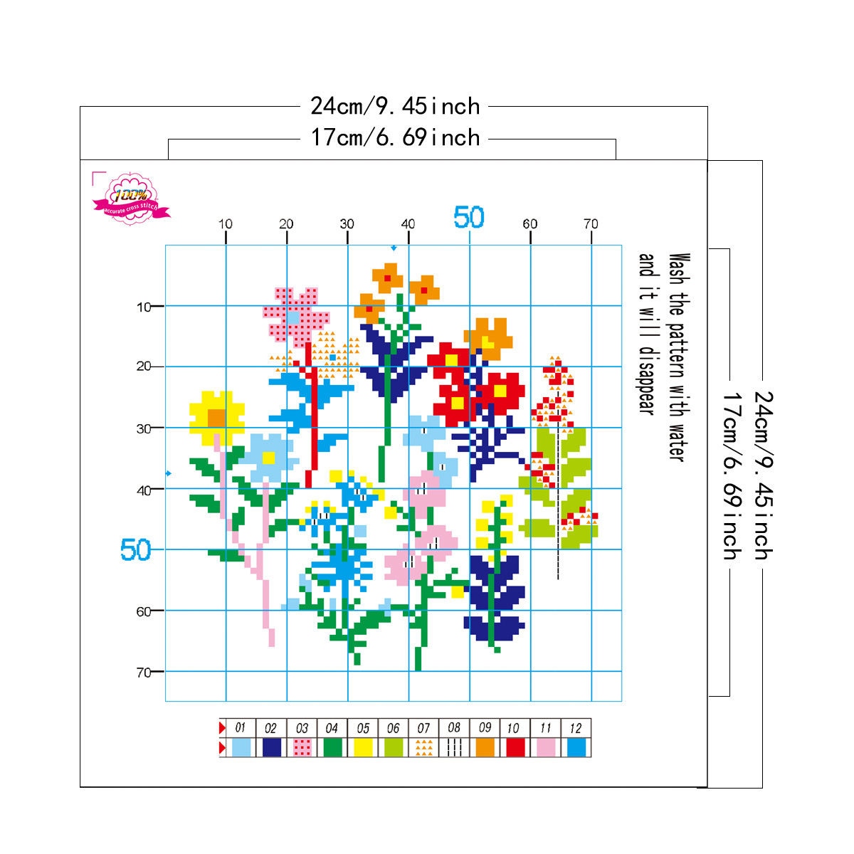 Fabricante mayorista de series de flores y hierbas en punto de cruz, nuevos diseños florales sencillos en punto de cruz 2026 disponibles para ventas transfronterizas