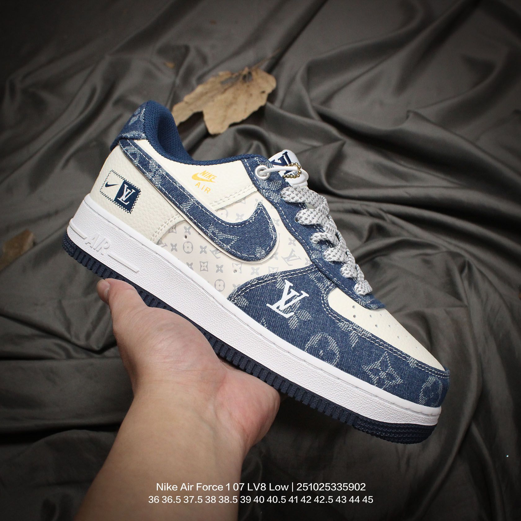 Zapatos Putian versión original de la fuerza aérea No. 1 en el extranjero marca conjunta de la cabeza de cuero en lugar de cojín de aire zapatillas deportivas para hombres y mujeres