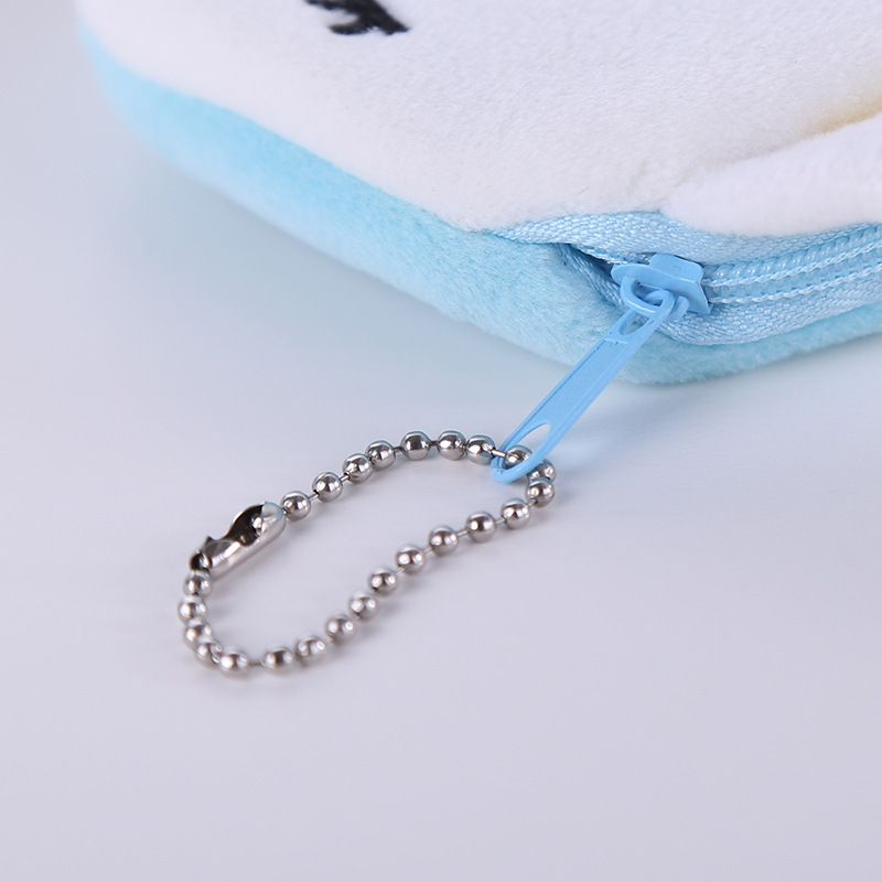 Estilo coreano ins lindo unicornio de dibujos animados monedero chica estudiante portátil mini felpa moneda caso clave