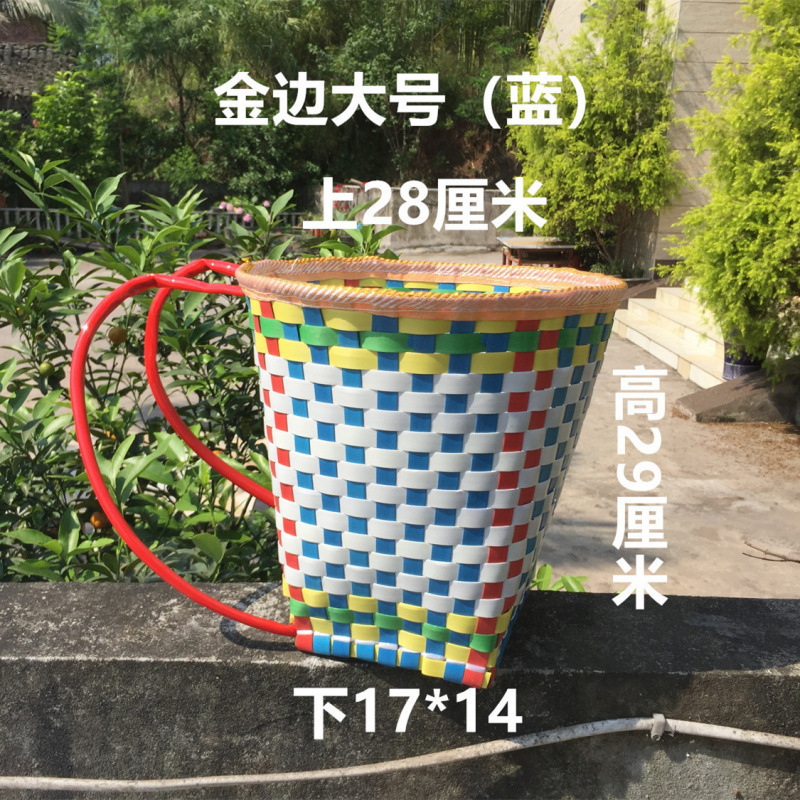 竹编背篓采摘茶叶特大号买菜双肩背箩竹筐收纳篮竹青精编承|undefined