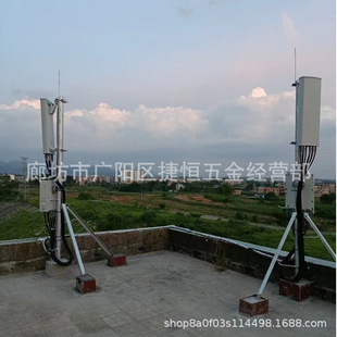 Tripod Guyed Truss-Type 19m Manganese Steel Triangular Pole Herringbone Hoist for Tower Erection