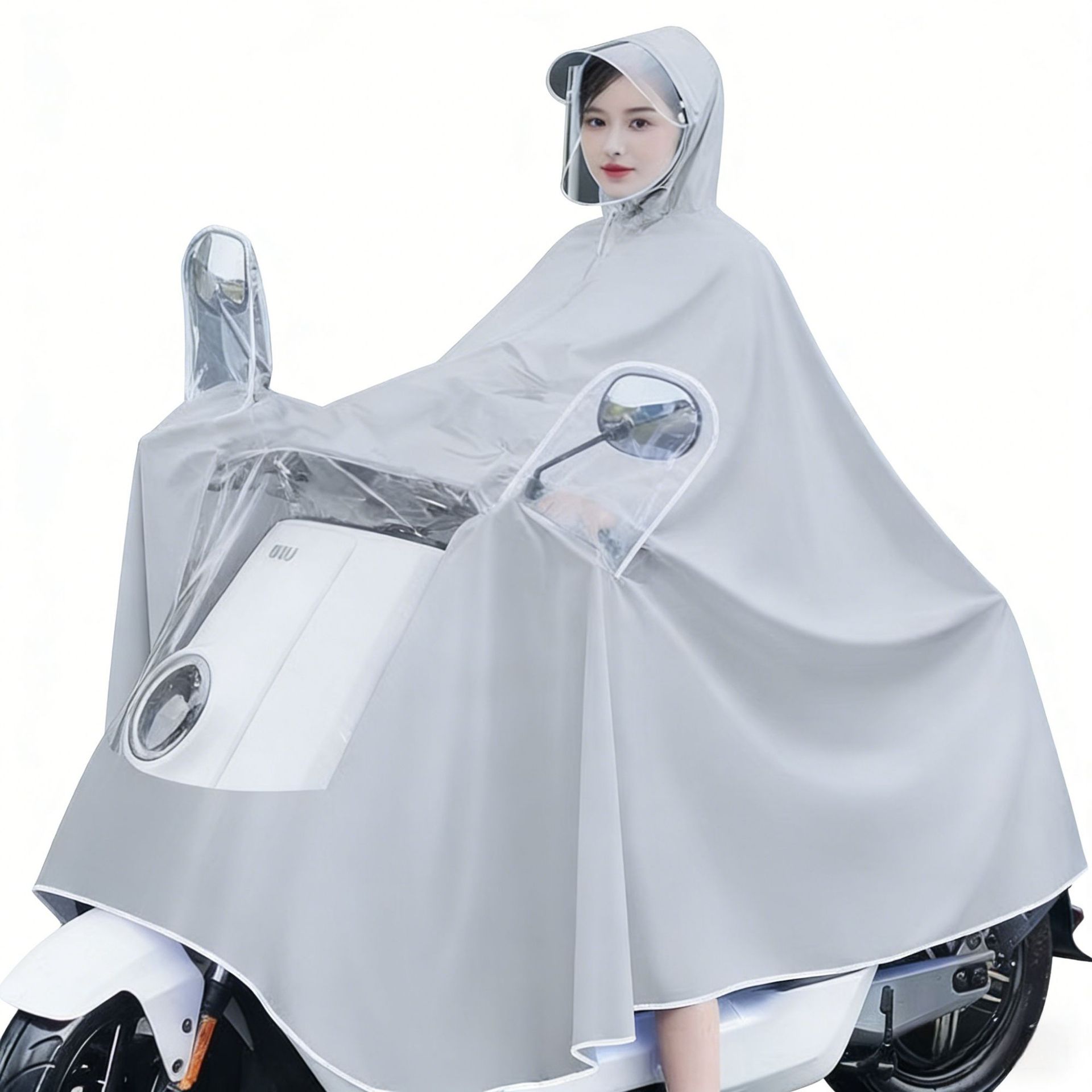 Motocicleta eléctrica personalizada chaqueta de lluvia motocicleta batería larga cuerpo completo lluvia tormentosa una sola persona chaqueta de lluvia