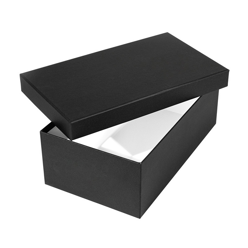 Caja dura de cubierta de cielo y tierra de alta gama Caja de zapatos para hombres y mujeres Caja de papel Caja de almacenamiento Caja de regalo Caja de zapatos para niños Caja de embalaje en stock