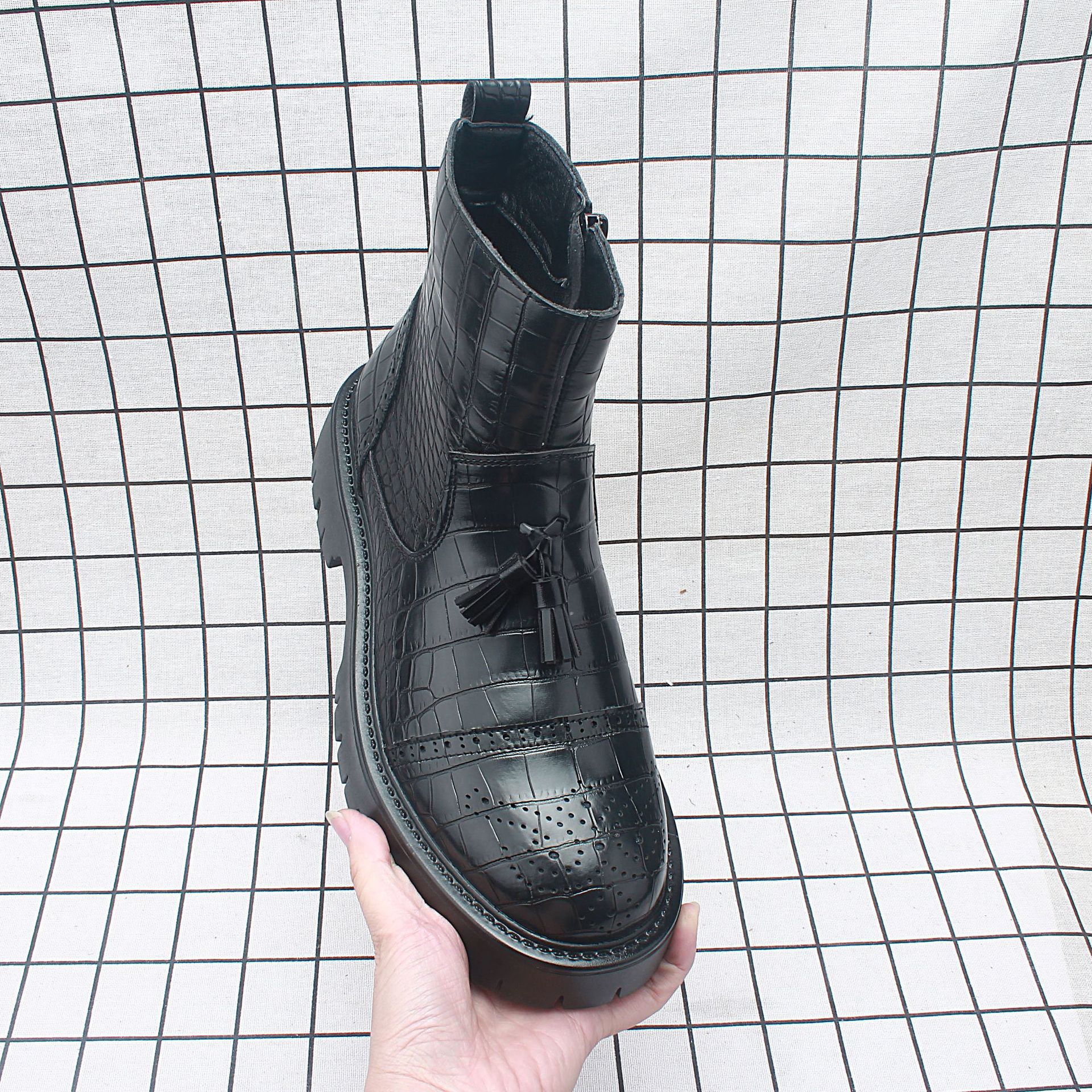 �¿���ѥ�ﶬ����Ь�ж���ŷ��ѥ�Ӹ߰�Ӣ������ѥ��1386