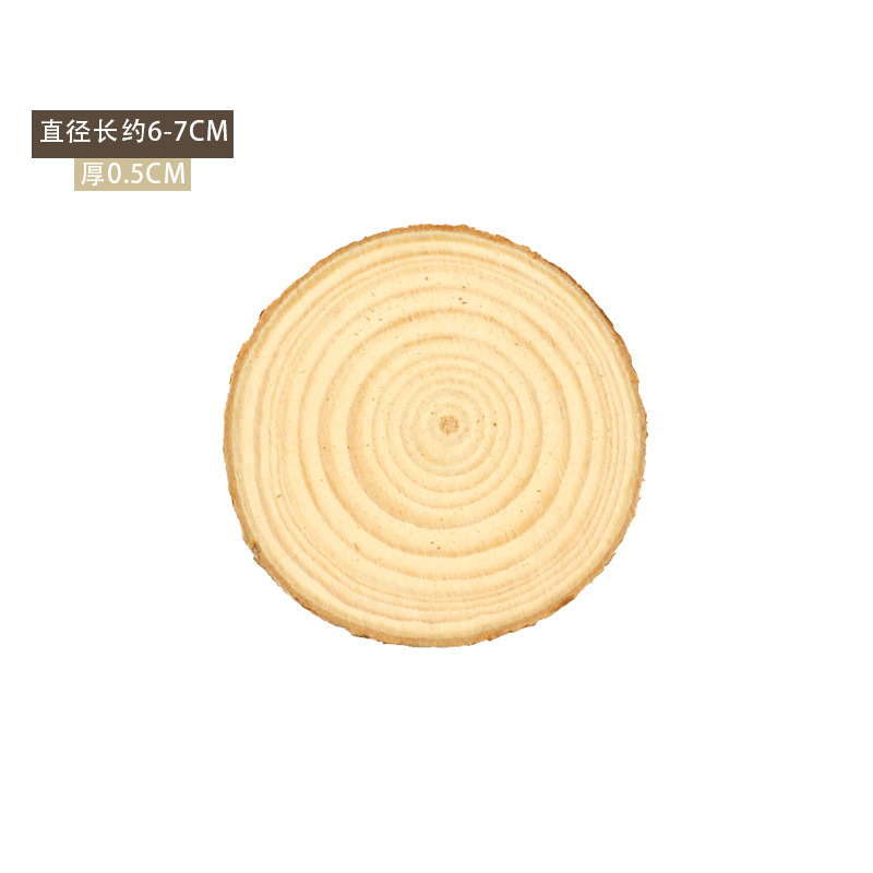 Diameter 6-7cm, thickness 0.5