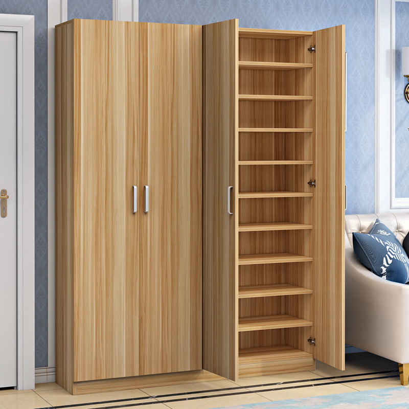 Shoe Cabinet Modern Simple Household Doorway Large Capacity Solid Wood Shoe Cabinet Shoe Cabinet Storage Multifunctional Hall Cabinet Balcony Cabinet