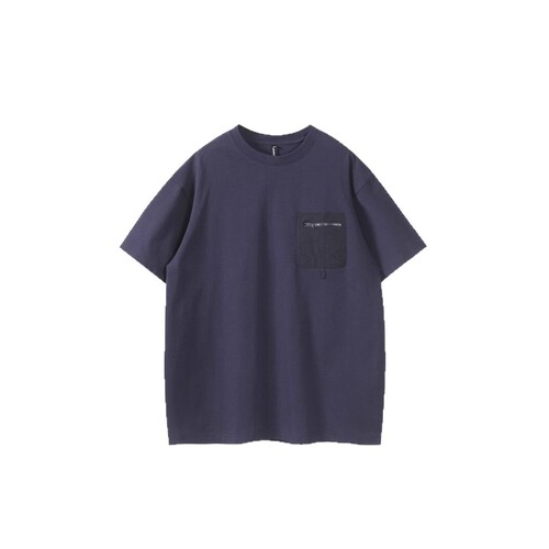 Factory Direct Supply 220g Heavyweight Pure Cotton Pocket Short Sleeve T-Shirt for Men Summer Retro Pure Cotton Loose Half-Sleeve T-Shirt