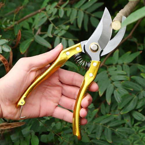 厂家直销 SK5园林果树剪强力园艺剪锌合金手柄粗枝剪剪树枝剪花枝