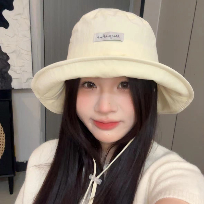 新しい韓国スタイルのドーパミン速乾性フィッシャーマンハット、女性用春と夏の旅行用日よけ帽子、バッグや盆地帽子として使用できます。|undefined
