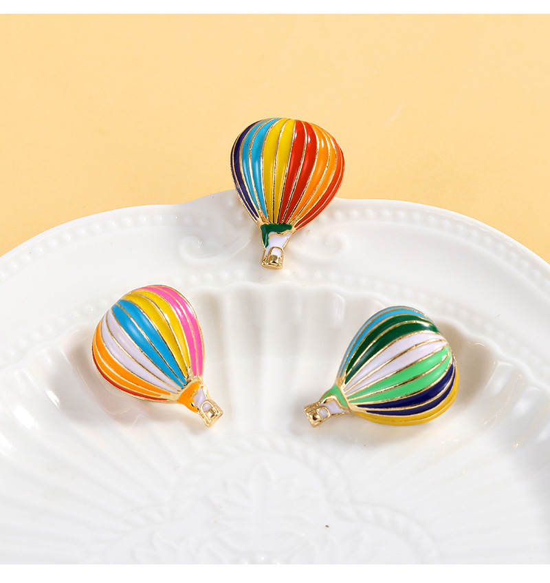 Hot Air Balloon Pattern Cute Modern Style Pin Hot Air Balloon Alloy Enamel Unisex Brooches