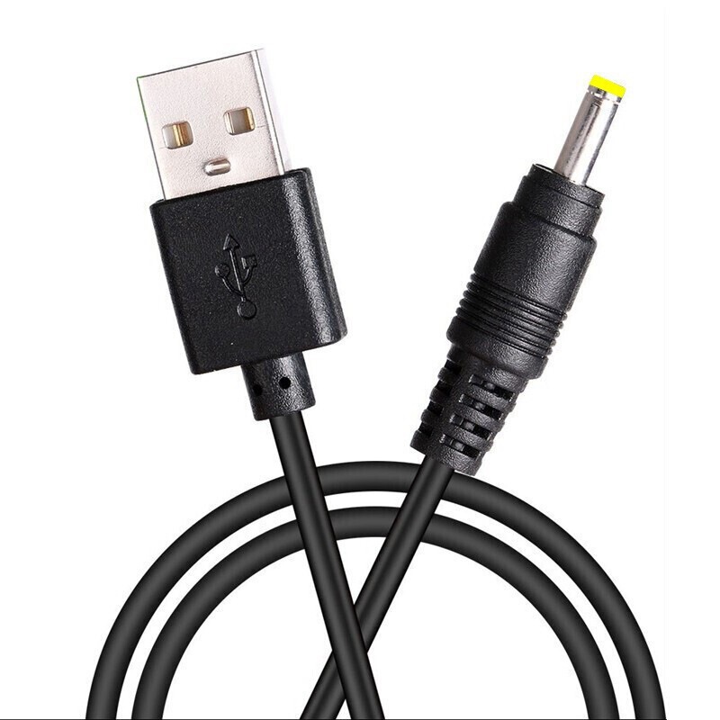 Usb to dc4.0x1.7mm DC cable 5v round hole charging line dc4017 power cord audio psp power supply