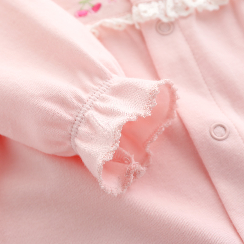 Luna Llena ropa de bebé hembra 6 meses recién nacido bebé mameluco primavera princesa primavera y verano 0-1 años bebé mono