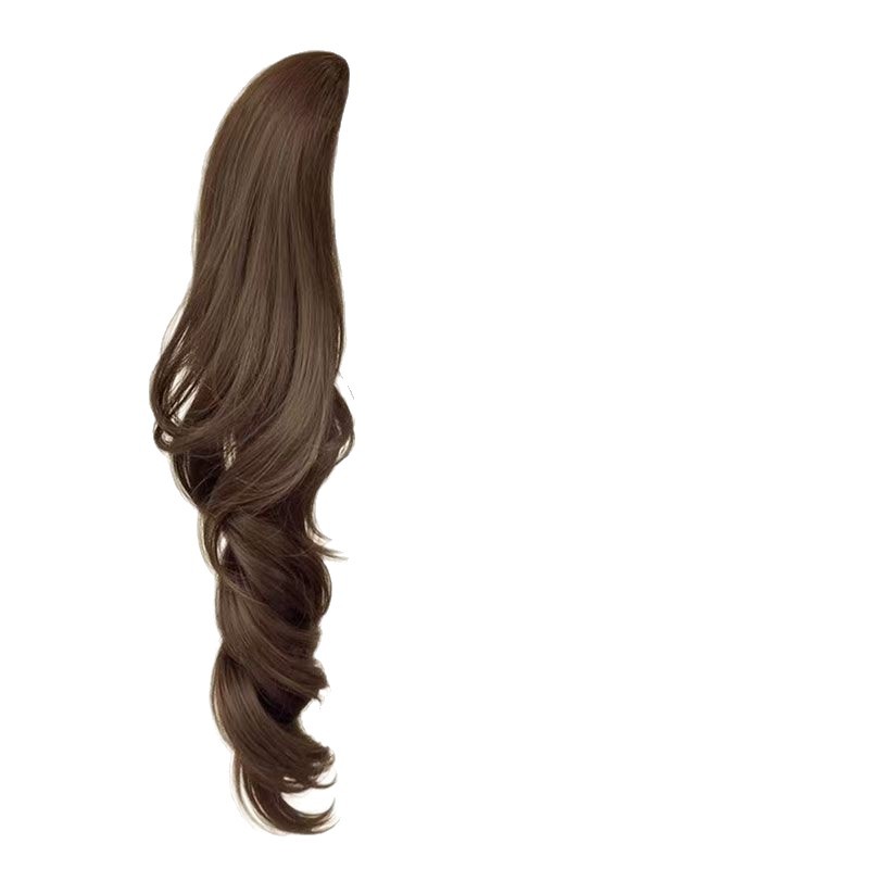 Peruca de cola de caballo de doble caballo para mujeres antiguo muñeca sensación Lolita JK lado cola de caballo Lori peluca encantadora pieza de pelo doble clip de agarre cola de caballo