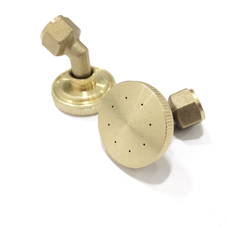 喷雾器喷头八孔雾化喷头全铜可调细雾喷头农用喷雾器配件铜喷头