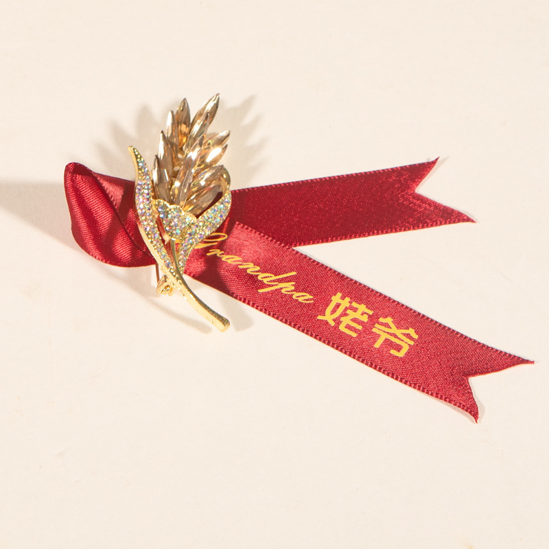 結婚胸花結婚式セット家族新郎新婦結婚式襟花両親高級感花嫁ブローチ|undefined