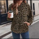 European and American Cross-border Loose American Shirt Jacket Amazon Women's Lazy Spring Leopard Print Retro Elegant Top