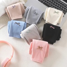 女童打底裤春秋薄款外穿百搭儿童裤子秋冬多色洋气大童紧身裤薄绒