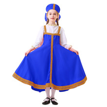 俄罗斯民族服装成人 运动会儿童角色扮演外贸亚马逊 乌克兰演出服