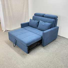 沙发床两用可折叠多功能小户型客厅可拆洗双人科技绒布艺沙发床