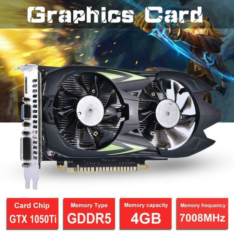 4g Ddr5 Desktop Graphics Card Computer Independent High-Definition Game Export Wholesale Gtx1050Ti Graphics Card