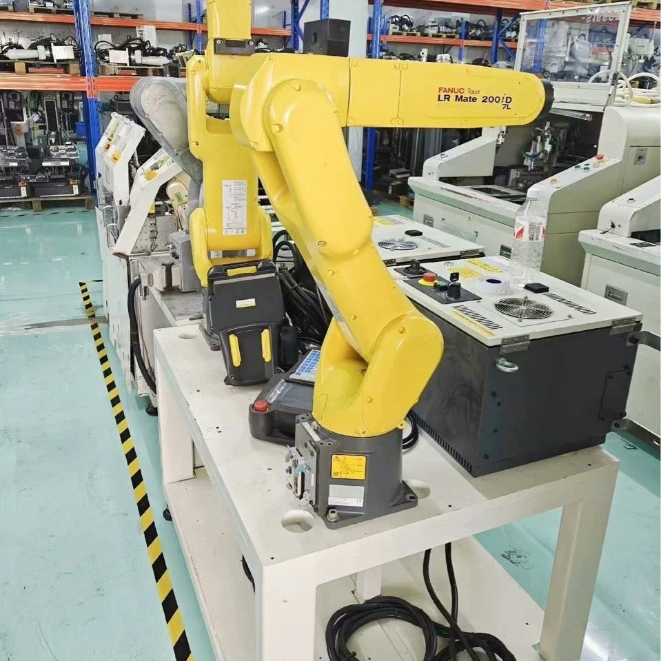 Fanarke Robot 200iD с шестисоединением механической руки промышленной производственной линии для обработки деталей погрузочно-разгрузочные рабочие станции