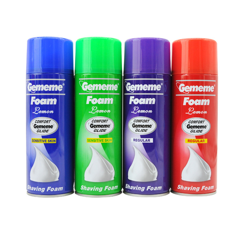 400ml Slime Shaving Foam Lemon Shaving Softening Foam Shaving Cream Crystal Mud Manual Daily Use
