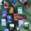 Introduce the Sticker Galaxy Museum Series INS literary hand account DIY material decoration post 50 pieces of 6 sections