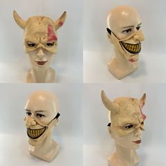 黑色電話Cos頭套新款萬聖節恐怖怪物面具影視 The Black Phone