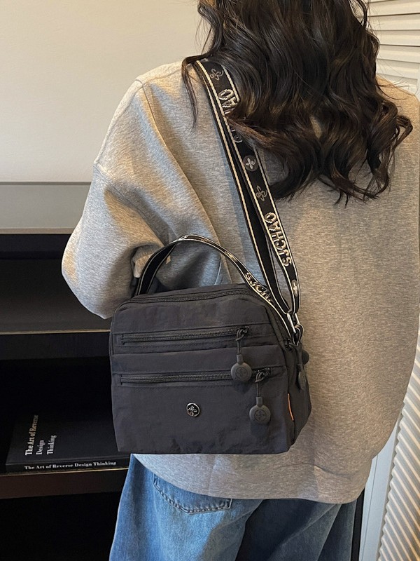Tela de Oxford ligera a prueba de derramamientos bolso pequeño para mujeres 2025 nuevo ocio multicapa mochila de hombro