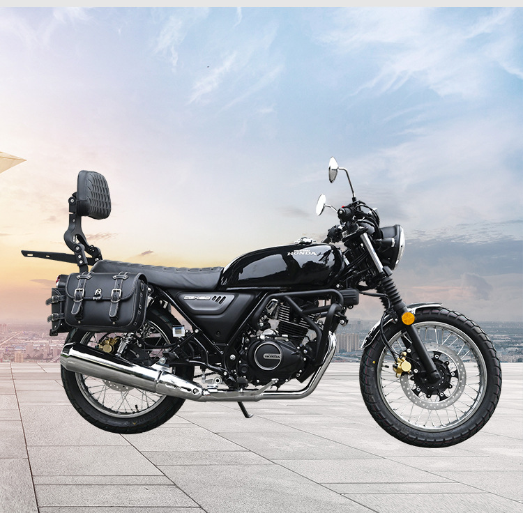 Suitable for Wuyang Honda Cgx150 Crash Guard, Anti-Fall Front Bumper, Foldable Backrest, Rear Rack, Side Bag, Tail Rack Modification