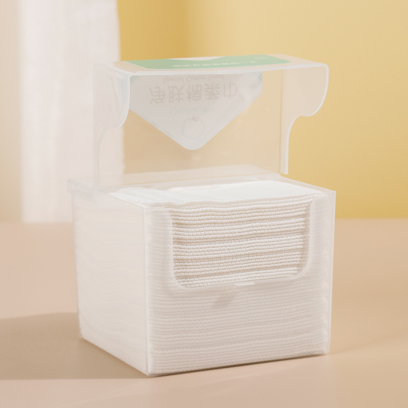 使い捨てフェイスタオル、厚手、美容院用洗顔タオル、乾湿両用、毛羽立ちにくいフェイスタオル