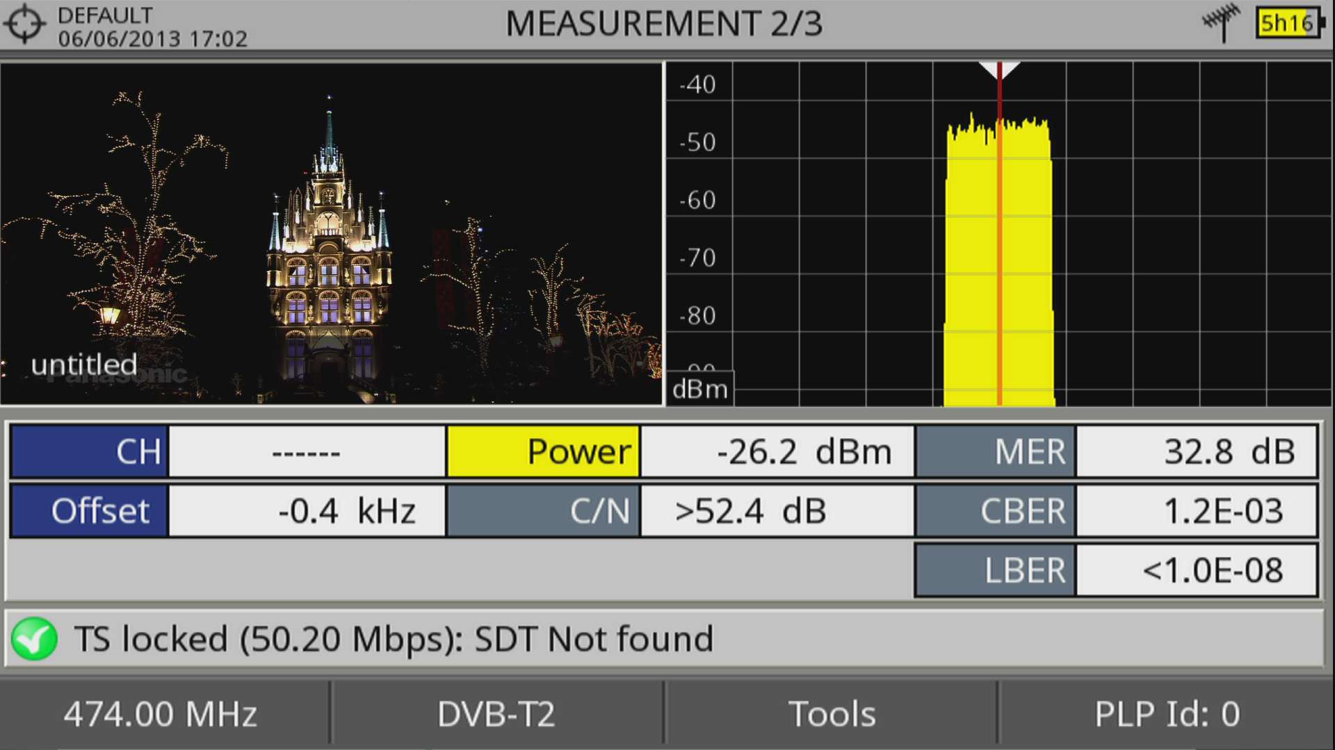 PROMAX场强仪指标测试4