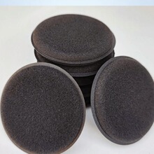 黑色圆形压边洗车海绵汽车用品美容打蜡抛光海绵清洗擦车清洁擦