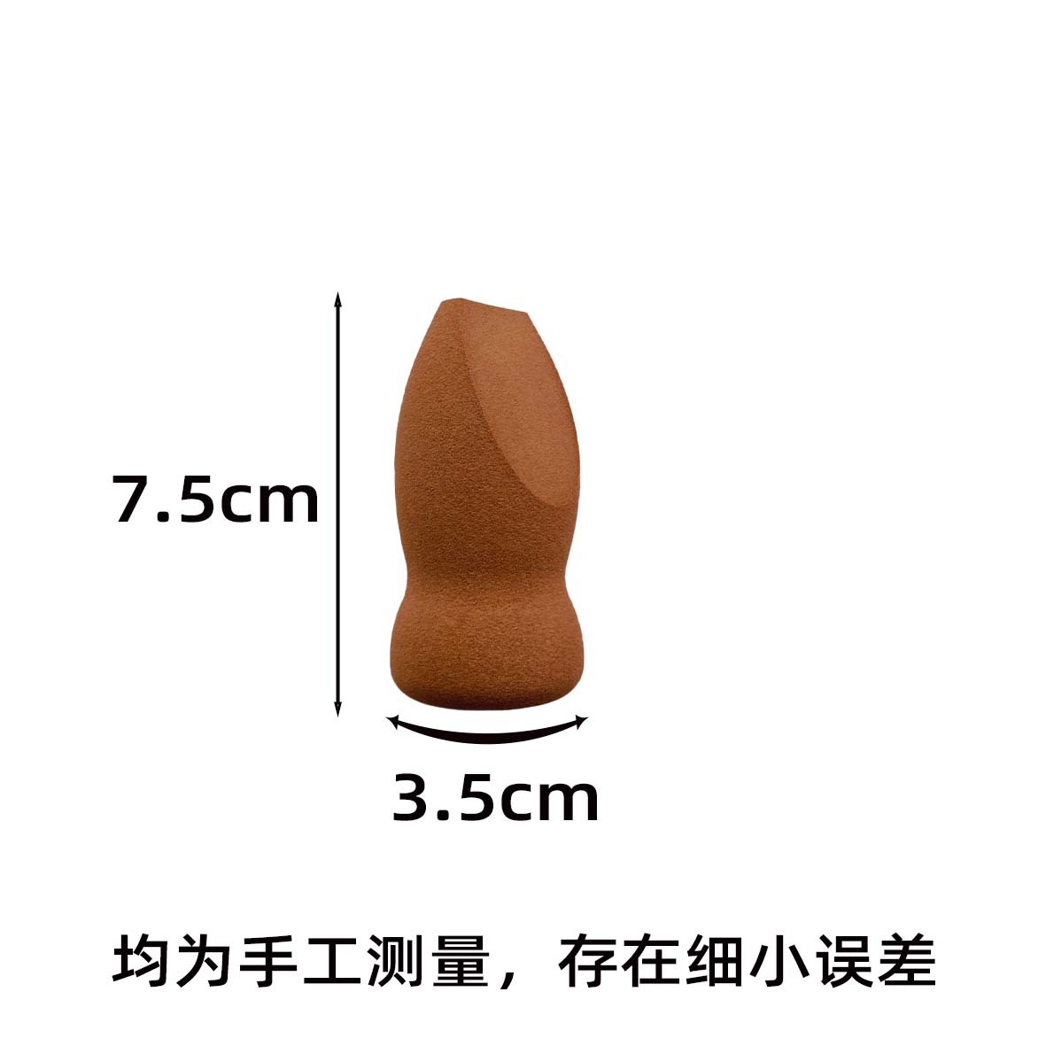 Fabricante de huevos de maquillaje directo de agua de remojo gran cacahuete cortado huevo de maquillaje de forma especial huevo de maquillaje de base líquido húmedo de doble uso huevo de esponja de maquillaje