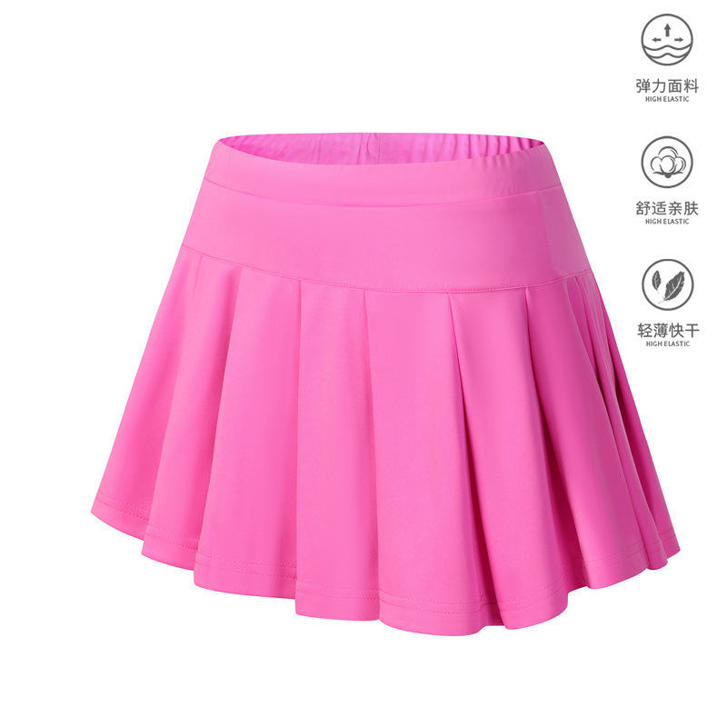 JY-3908 로즈레드 퀼로트 [안전바지 포함]