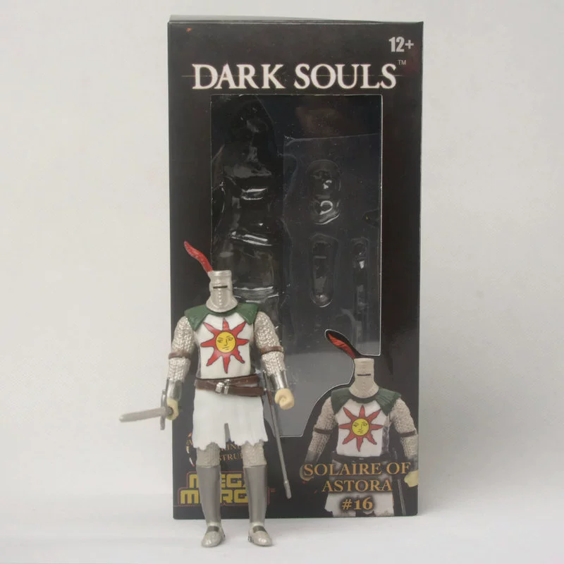 Dark Soul 3 -дюйма Черный платиновый король рыцарь Солнечный воин Альдеус