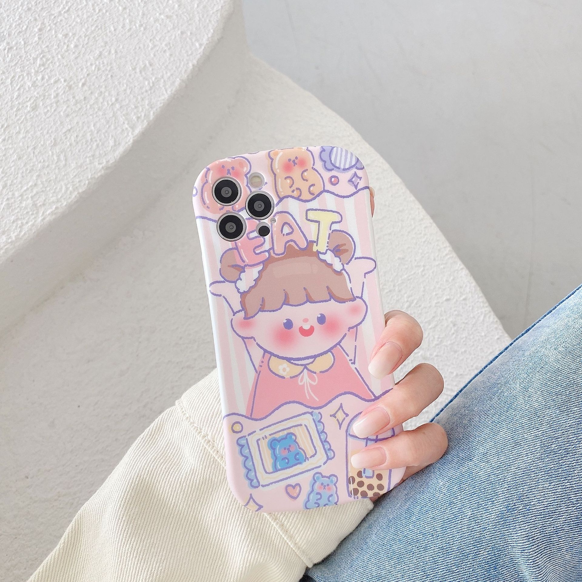 Milk tea girl suitable for iphone12pro m...