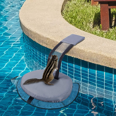 Cross-border outdoor swimming pool escape net, frog and bird escape net, European and American rescue swimming pool animal escape channel