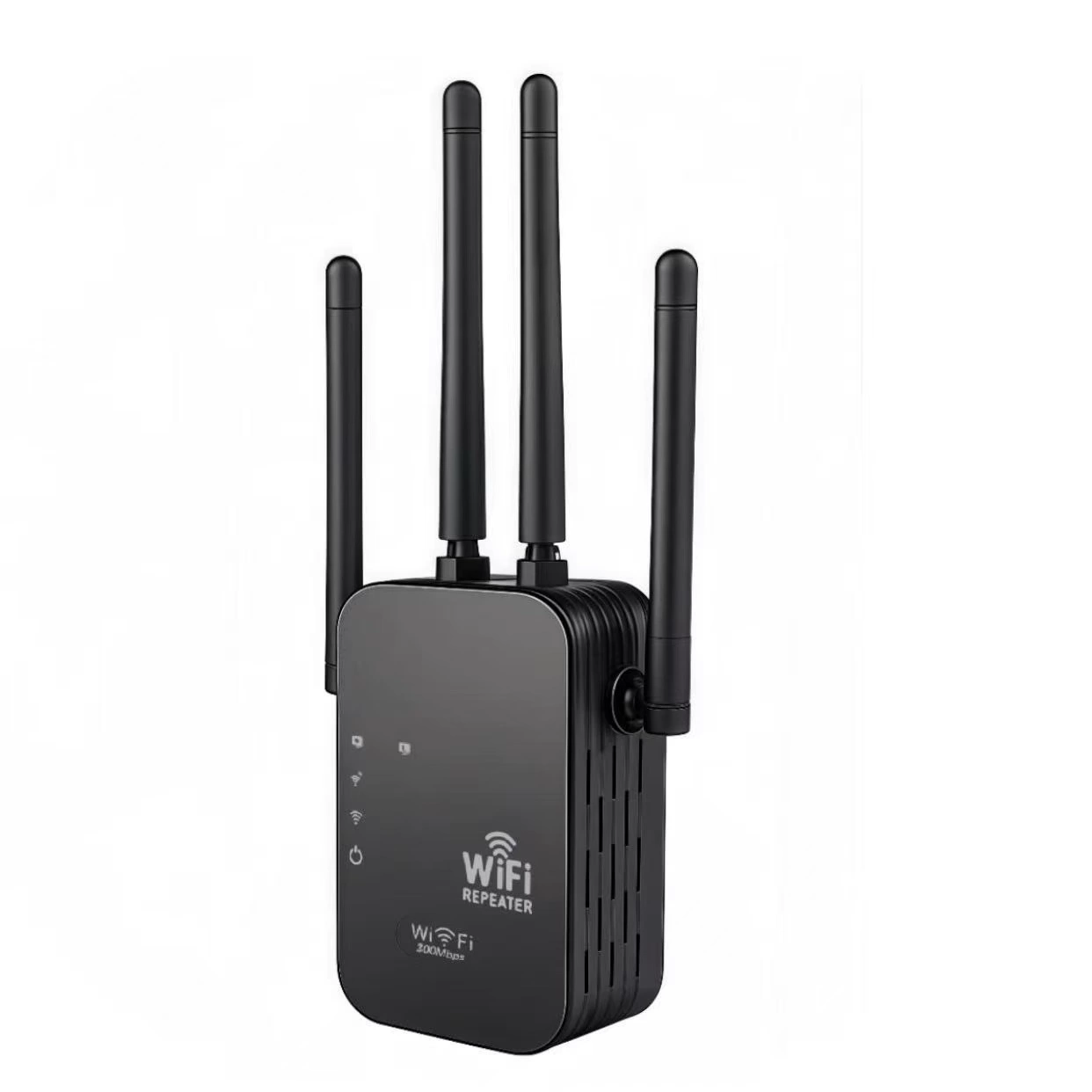 Усилитель сигнала WiFi 4-антенный, 300 м, двойной порт, режим AP/ретранслятор, крепкие внешние антенны