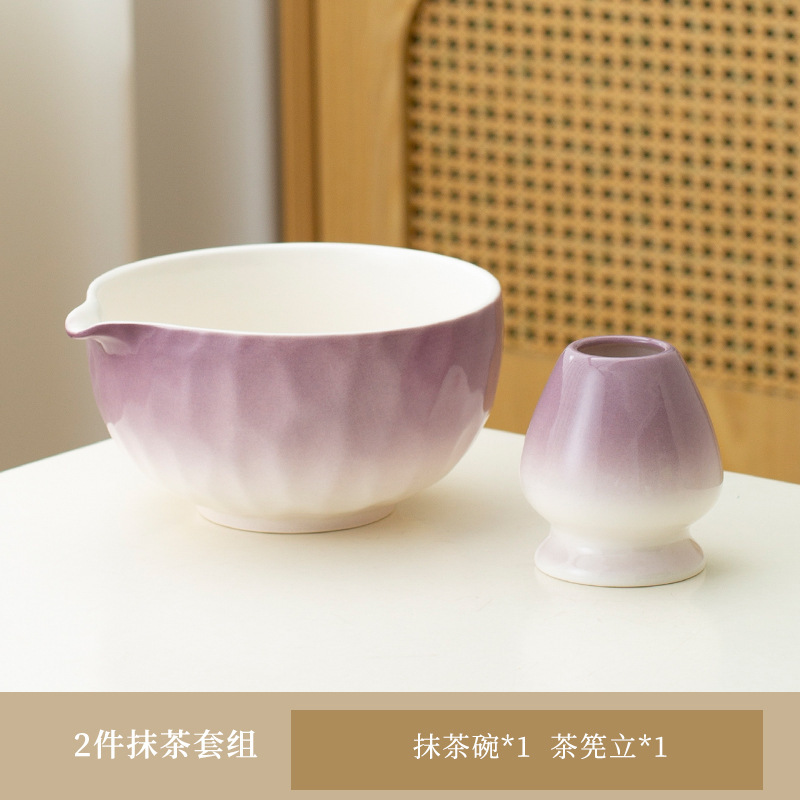 新款跨境日式陶瓷抹茶碗茶具套装茶刷宋代打抹茶工具竹茶筅百本立|undefined