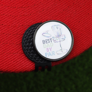 New Metal Magnetic Hat Clip with Glue Ball Mark Golf Ball Marker Hat Clip in Stock