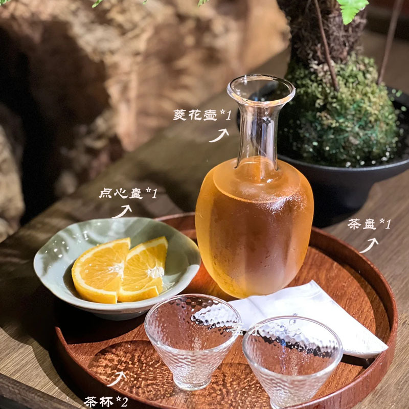 茶屋茶室はお茶を入れます。ガラスは高温に耐えます。|undefined