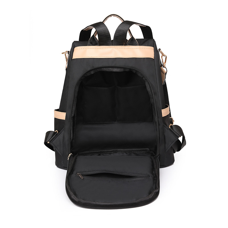 Sensación premium 2024 nuevas señoras mochila antirrobo moda doble cremallera ligera mochila de viaje multifuncional al por mayor