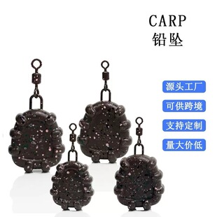 Ybb Cross-Border Feide Series European-Style Fishing Swivel Lead Sinker Casting Rod Willow Leaf Ring with Ring Fishing Lead Sinker Carp