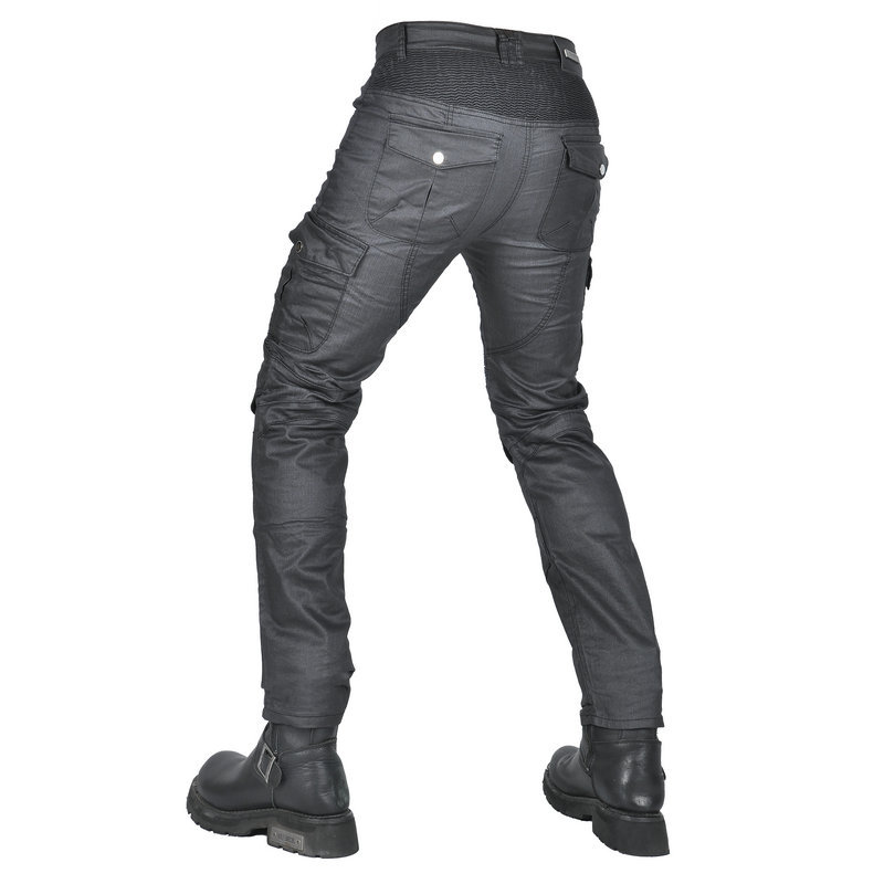 VOLERO woradium Gong motocicleta jeans hombres recubiertos vintage motocicleta pantalones multi-bolsa de herramientas casuales pantalones de montar