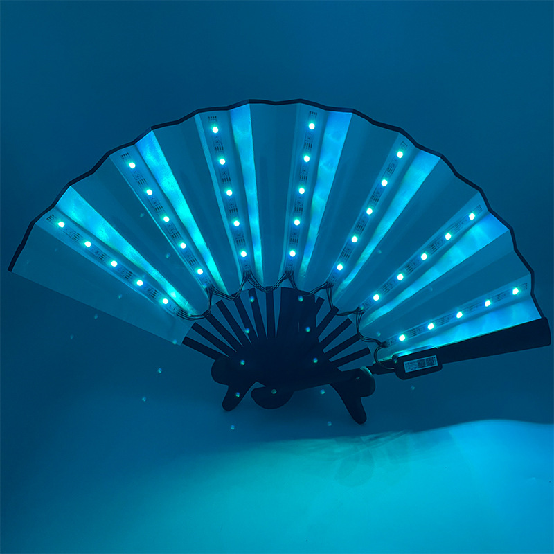 #586 10寸-发光扇子七彩（APP蓝牙控制）