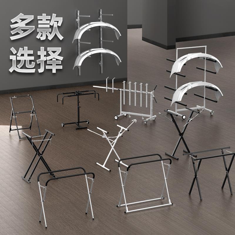 汽车修理喷漆房收纳架行李箱发动机盖保险杠旋转打磨修复钣垒德株